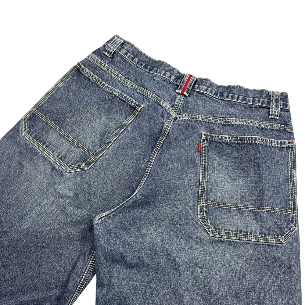 Vintage Levi's Shorts Mens 36x11 Denim Worker Y2K Blue Baggy Grunge Skater